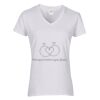 Heavy Cotton Women's V-Neck T-Shirt Thumbnail